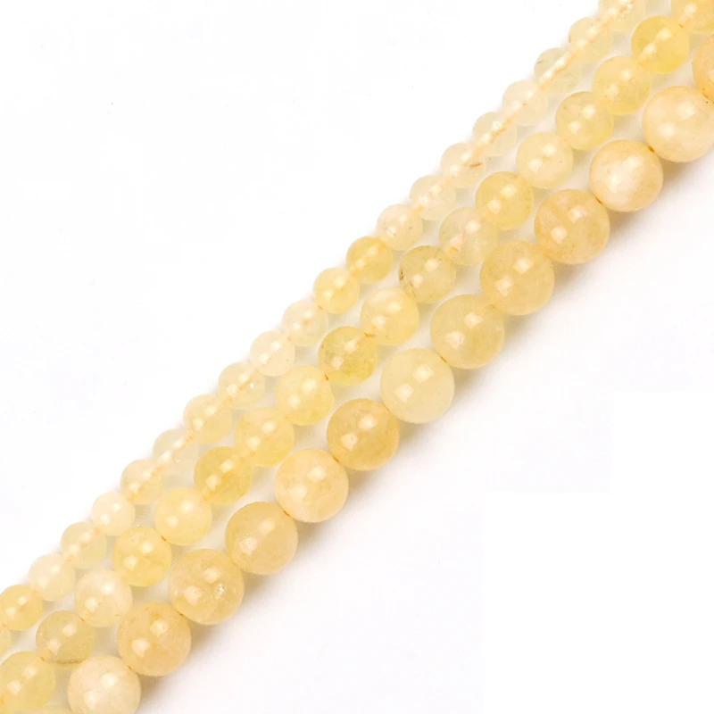 Бусины из нефрита с натуральным Кремовым ангелом круглые бусины драгоценных