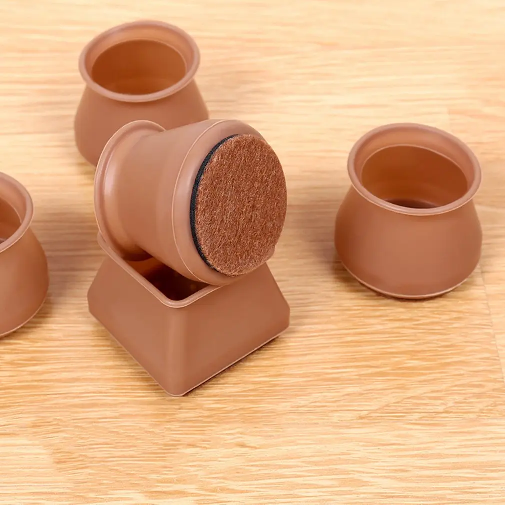 

16 шт., колпачки для ножек стола, нескользящий коврик для защиты деревянного пола