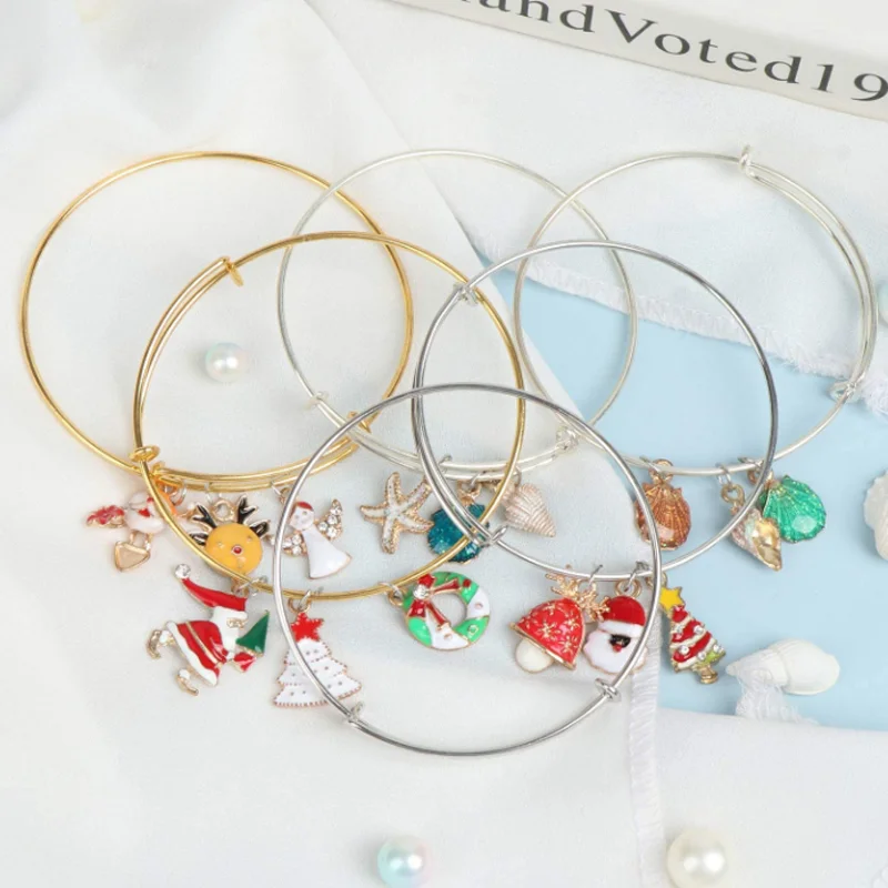 30 шт. расширяемые браслеты на запястье регулируемые из нержавеющей стали пустые