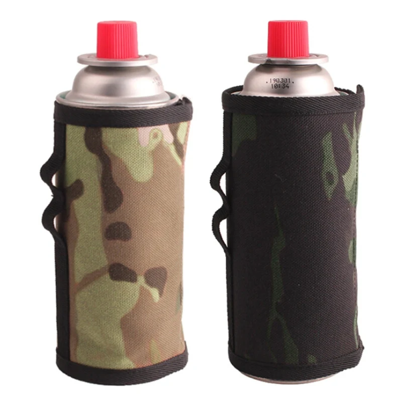 

Gas Canister Cover Protector Fuel Canister Storage Bag Camping Hiking Gas Cylinder Tank Accessories Outdoor Tools 6.5x9.9cm New