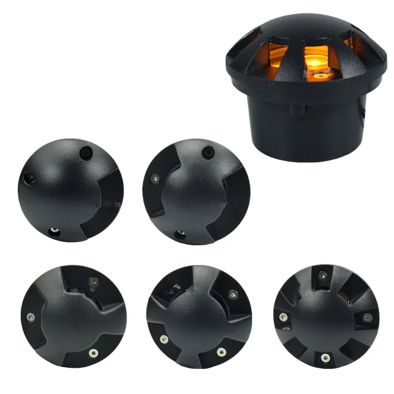 12V Подземный светодиодный светильник RGB 9 Вт шаг Лестницы встраиваемый Настенный