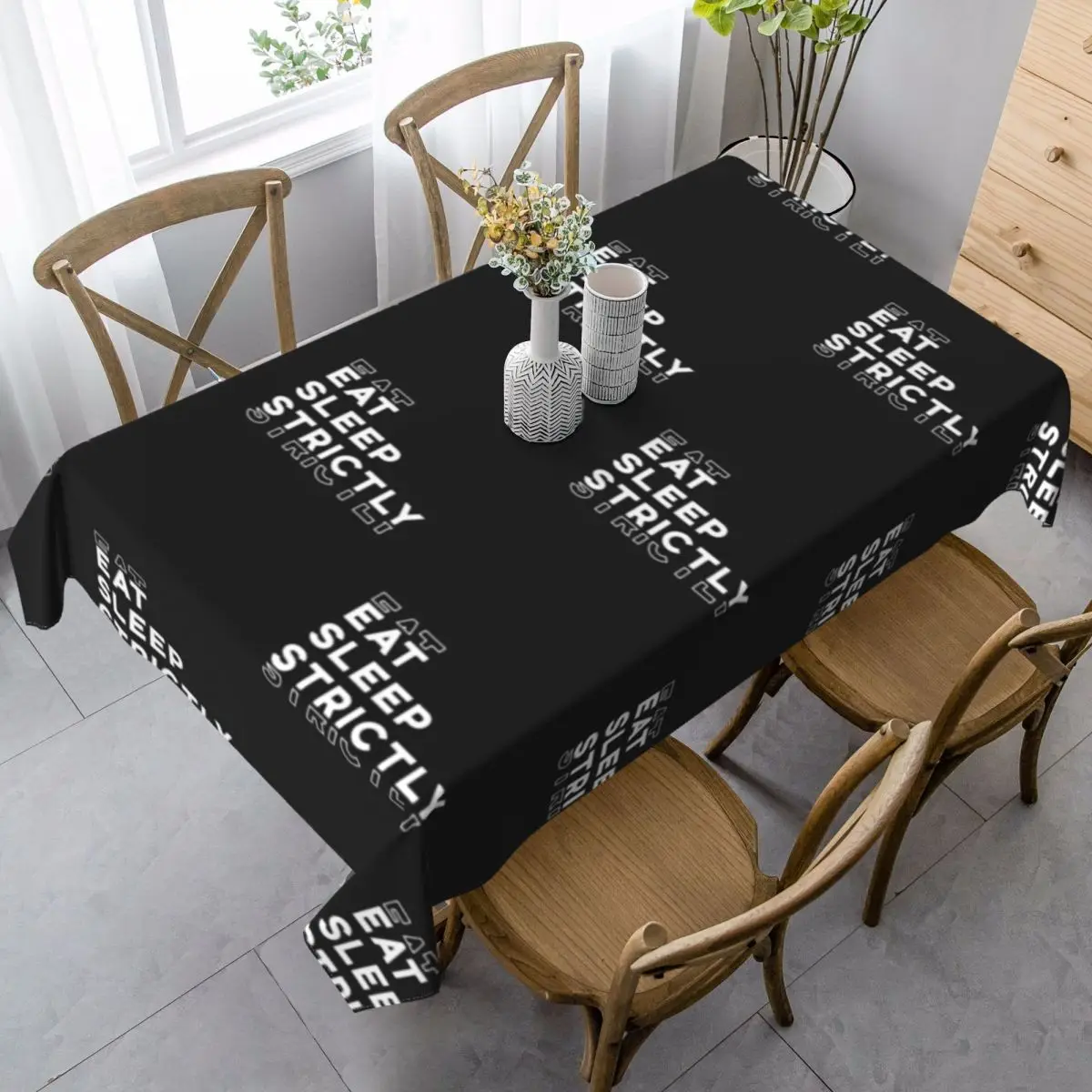 

Sleep Tablecloth Wholesale Retro Table Cover Party Custom Protector Polyester Table Cloth