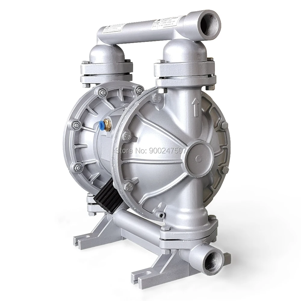 

Chemical Pump Air Operated Double Diaphragm Pumps 1/2‘’ 57L/min 15GPM Pneumatic Aluminum Alloy Liquid Fuel Pump Water Treatment