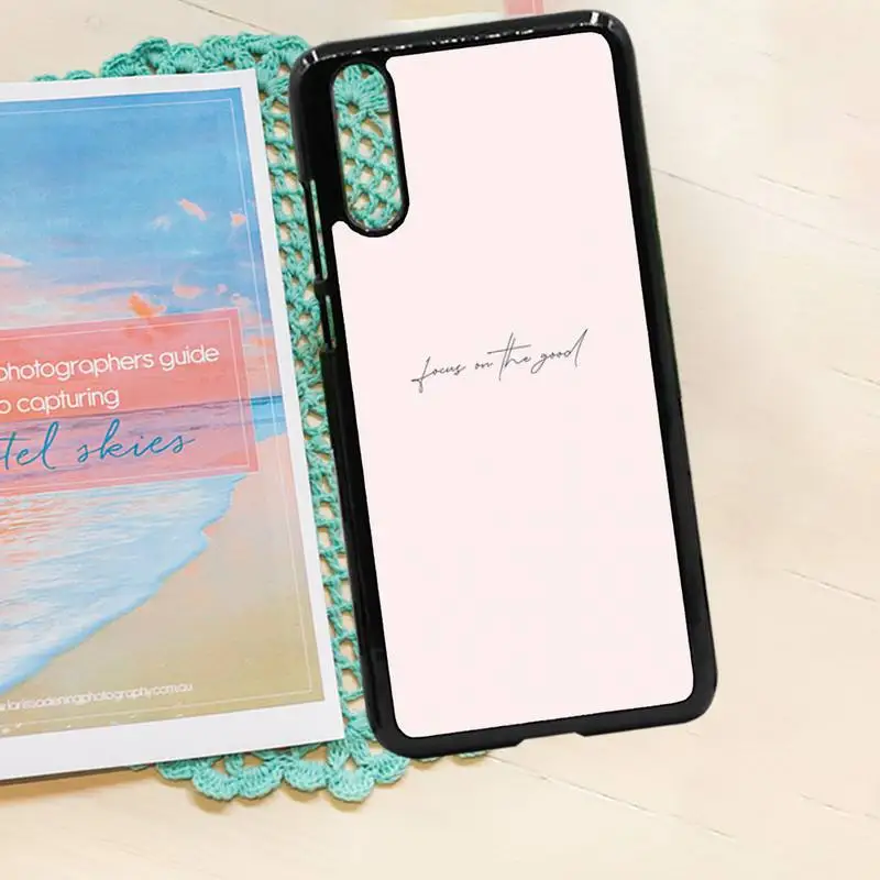 

Color background maxim motivating text high quality Phone Case PC for iPhone 11 12 pro XS MAX 8 7 6 6S Plus X 5S SE 2020 XR
