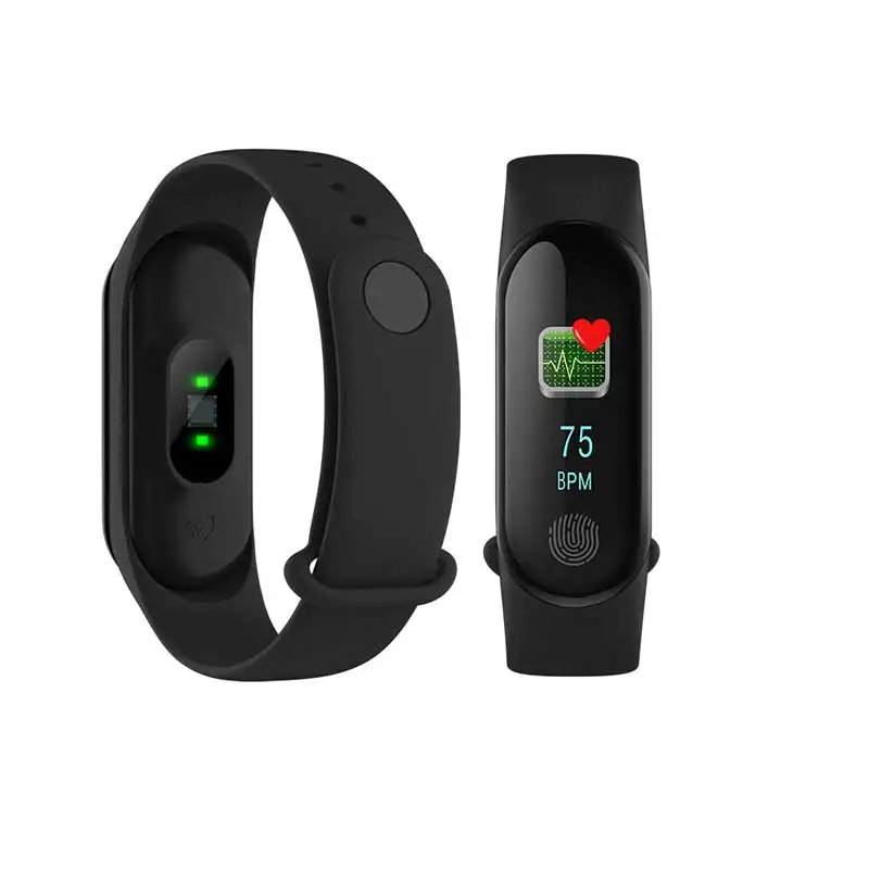Умный браслет M3 Plus с пульсометром водонепроницаемый умный датчиком кровяного