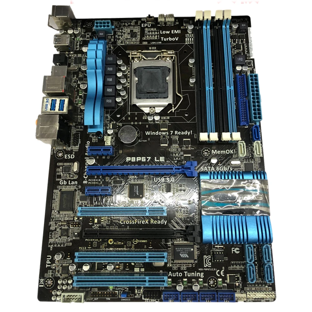 

Материнская плата для ASUS P8P67 LE Intel P67 ATX LGA1155 DDR3 материнская плата Mobo