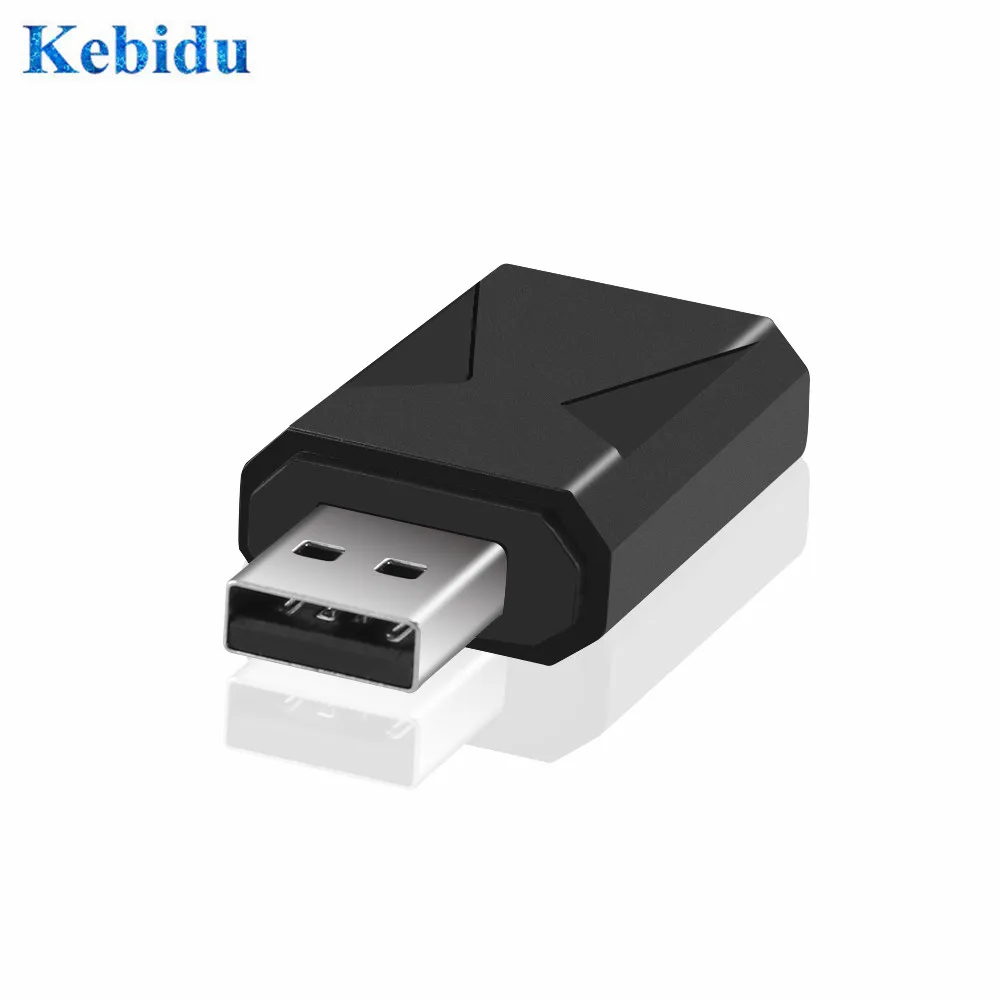 Беспроводной Bluetooth приемник KEBIDU передатчик аудио USB 5 0 адаптер с 3 мм AUX стерео