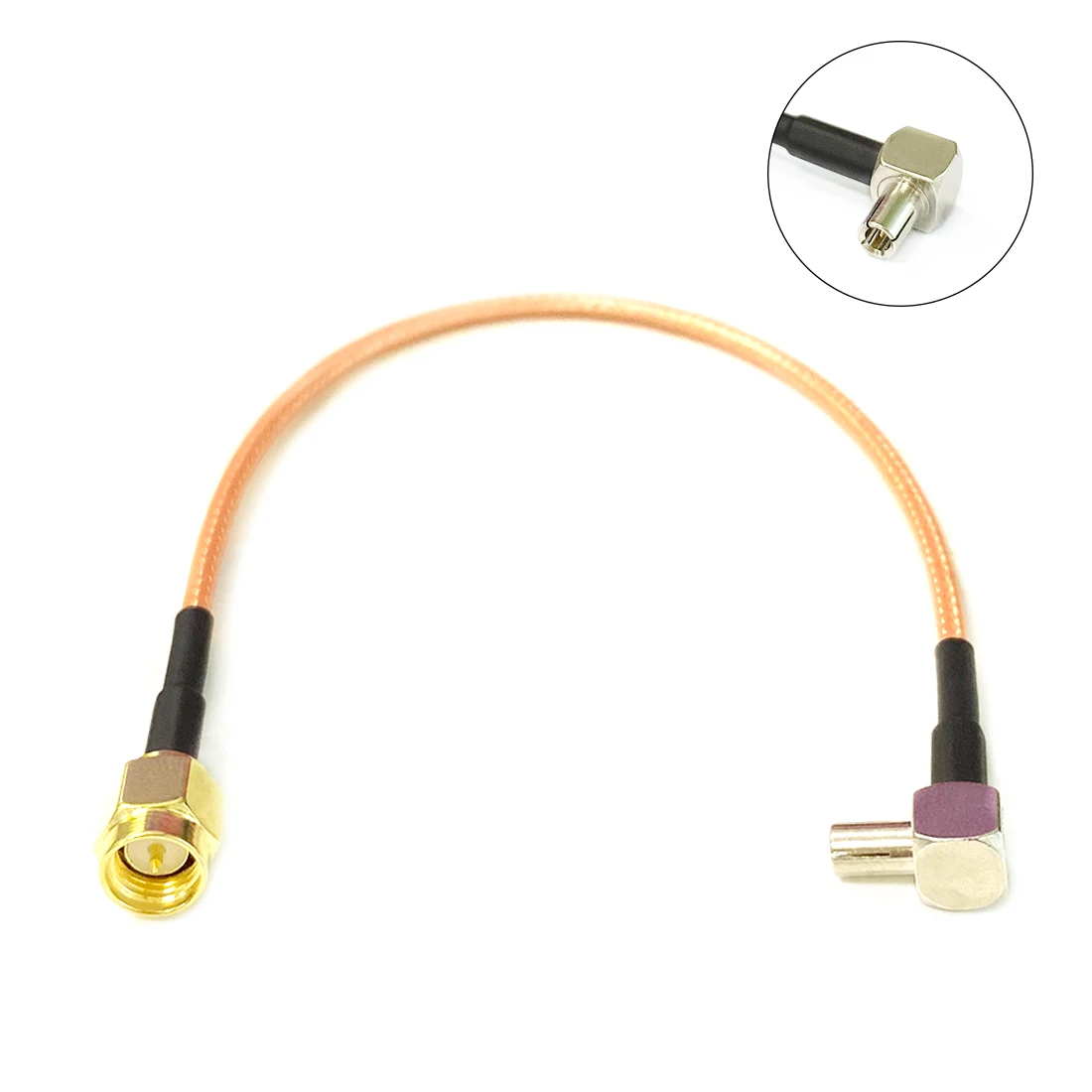 1pc SMA Male to SMA/MCX/TNC/CRC9/MMCX/TS9/BNC Pigtail Straight/Right Angle Cable Adapter RG316 15/20/30cm New Wholesale - купить по