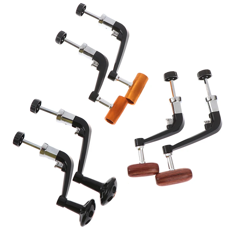 Металлическая Спиннинг рыболовная Катушка Ручка Складная качающаяся рука для