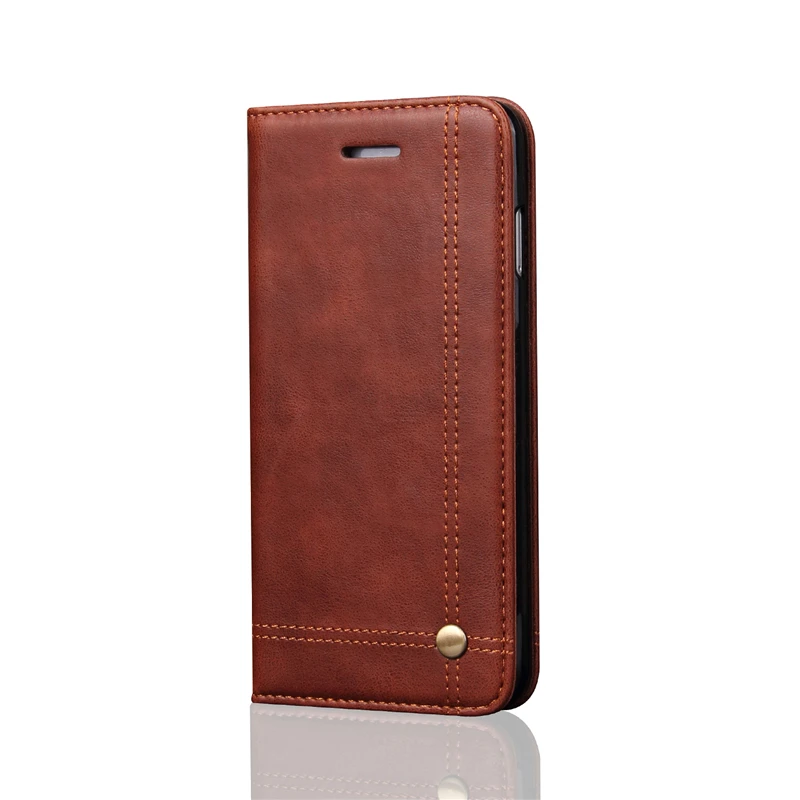 Coffee Роскошный тонкий кожаный чехол-книжка в стиле ретро для Xiaomi Redmi Note 8/8 T/8 Pro, чехол-кошелек с подставкой для карт, Магнитный чехол-книжка, чехол для телефона - Цвет: Coffee