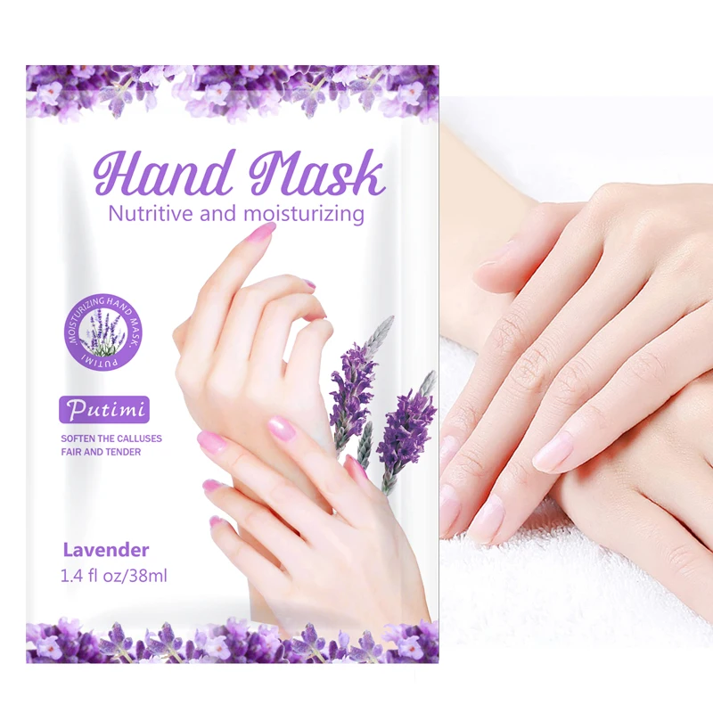 

10Pairs Lavender Hand Mask Nourishing Skin Rejuvenation Hand Cream Anti-aging Hand Mask Glove Moisturizing Whitening Skin Care