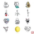 Браслеты Pandora из серебра 925 пробы с бусинами Русалочка