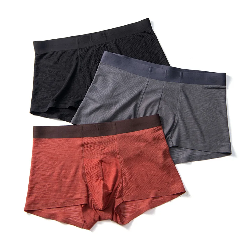 

3pcs/Lot Men Solid Color Underpants Sexy Men Underwear Boxershorts Underwear Male Underwear