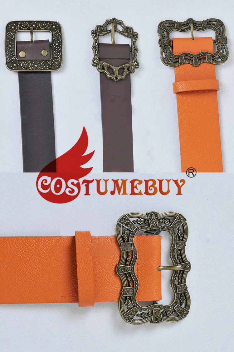 CostumeBuy Пираты Карибы: На странных приливах капитан Джек Воробей косплей костюм ремни L920