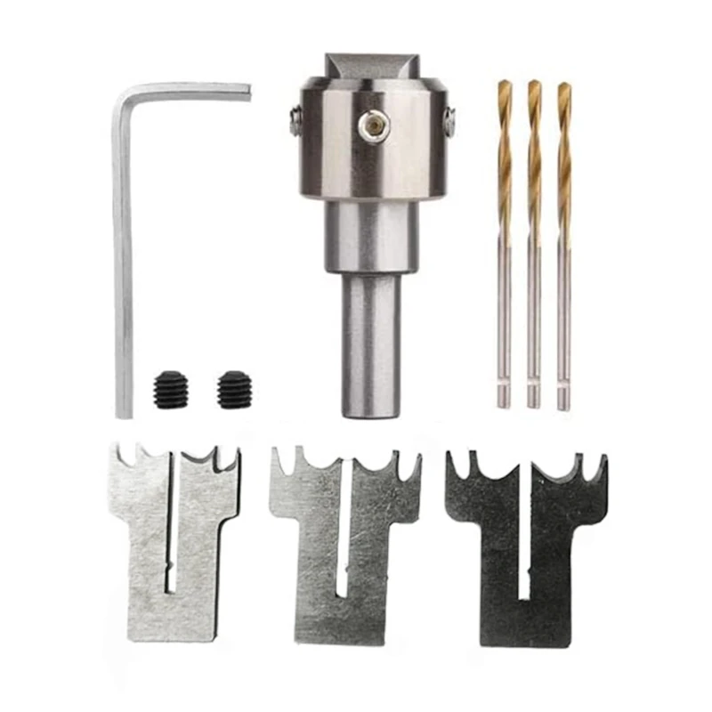 

DIY Wooden Ring Drill Kit Wooden Thick Ring Maker Milling Cutter High Speed Stee