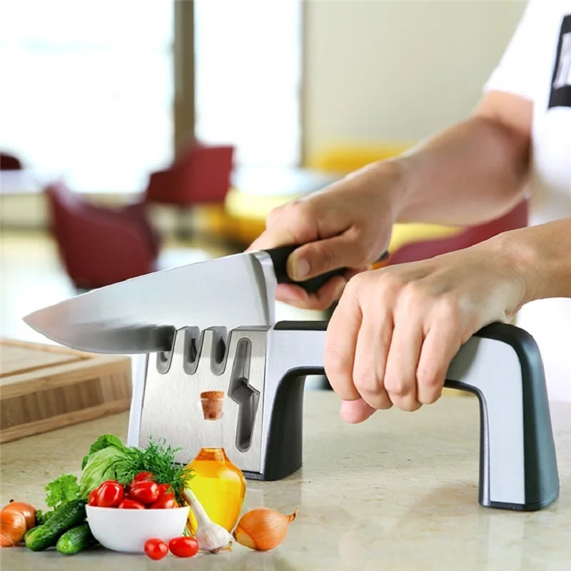 4 в 1 ножничный нож профессиональные точильные инструменты серый точильный