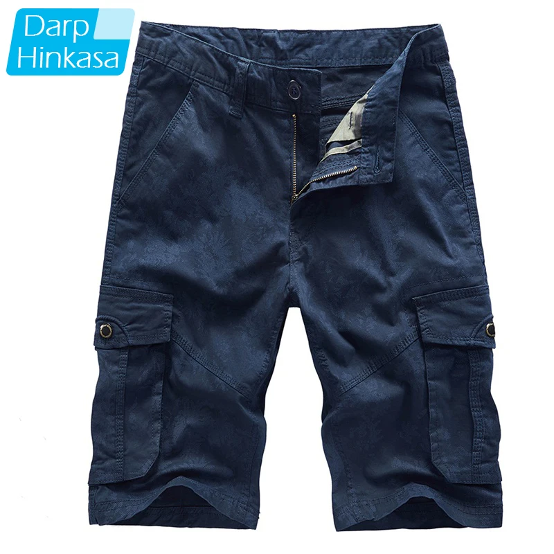 

Мужские шорты-карго DARPHINKASA, повседневные свободные хлопковые шорты с принтом, большие размеры 4XL, лето 2020