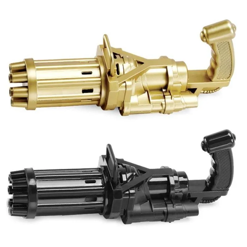 

New Kids Gatling Bubble Gun Toys Automatic Soap Water Toddlers Indoor Wedding Bubble Bubble For Children Outdoor Mach H0C3
