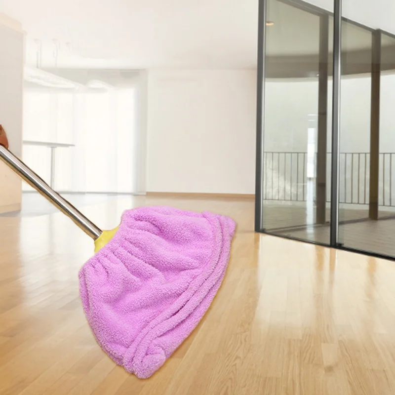 

Coral Fleece Broom Cover Cloth Multi Function Mop Replacement Cloth Home Floor Window Cleaning Supplies