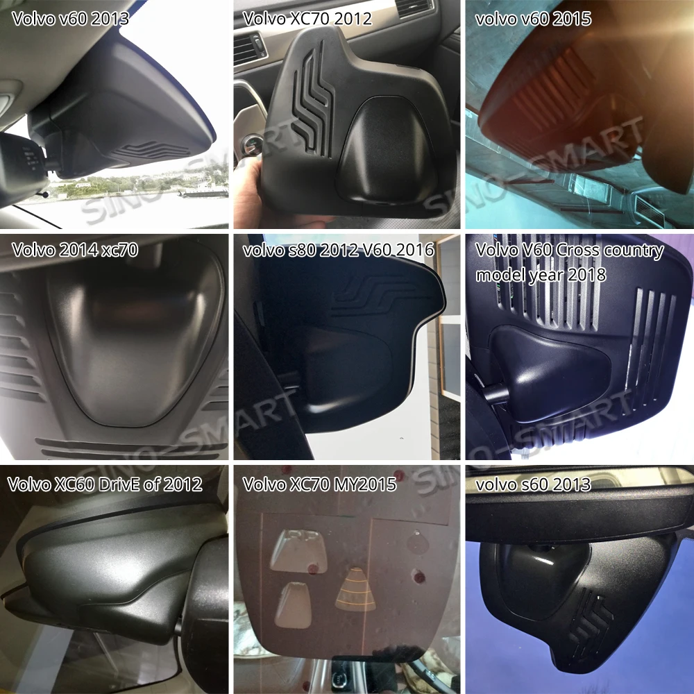 SINOSMART Novatek 96658 Wifi DVR Камера для Volvo V60 S60 S80 S80L S90 XC40 XC60 XC70 XC90 приложение Управление SONY IMX323 1080P