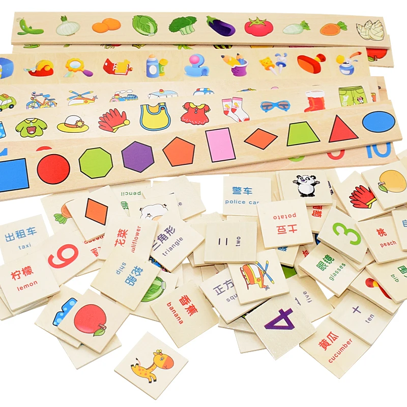 

Mathematical Knowledge Classification Cognitive Matching Kids Montessori Early Educational Math Toy Wood Box for Children Gifts