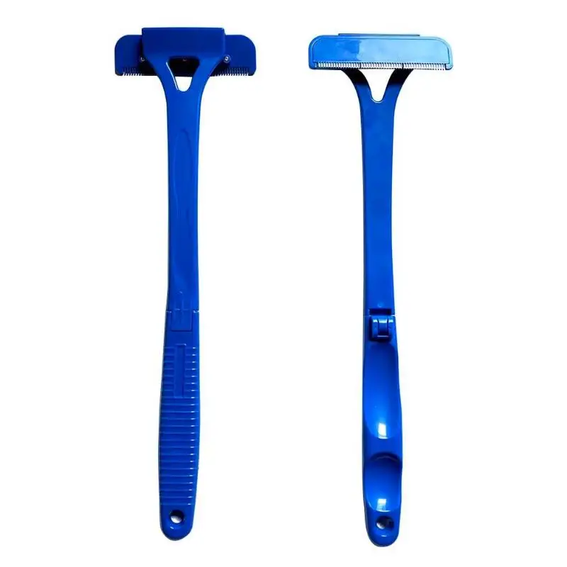 Длинная ручка Мужская Безопасная бритва для волос большое лезвие триммер