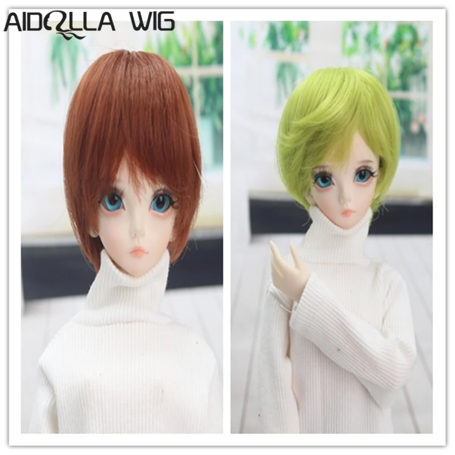 Короткие парики Aidolla парик с проволокой высокой температуры для шарнирных кукол
