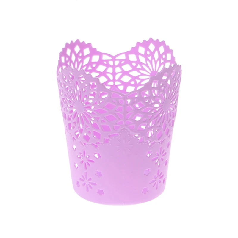 

Hollow Flower Brush Storage Pen Pencil Pot Holder Container Desk Organizer Gift