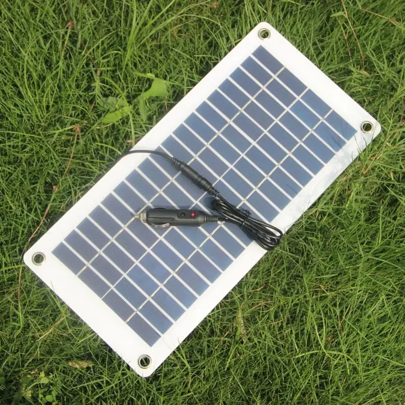10W 18V 12V Портативный Панели солнечные Зарядное устройство с блоком питания
