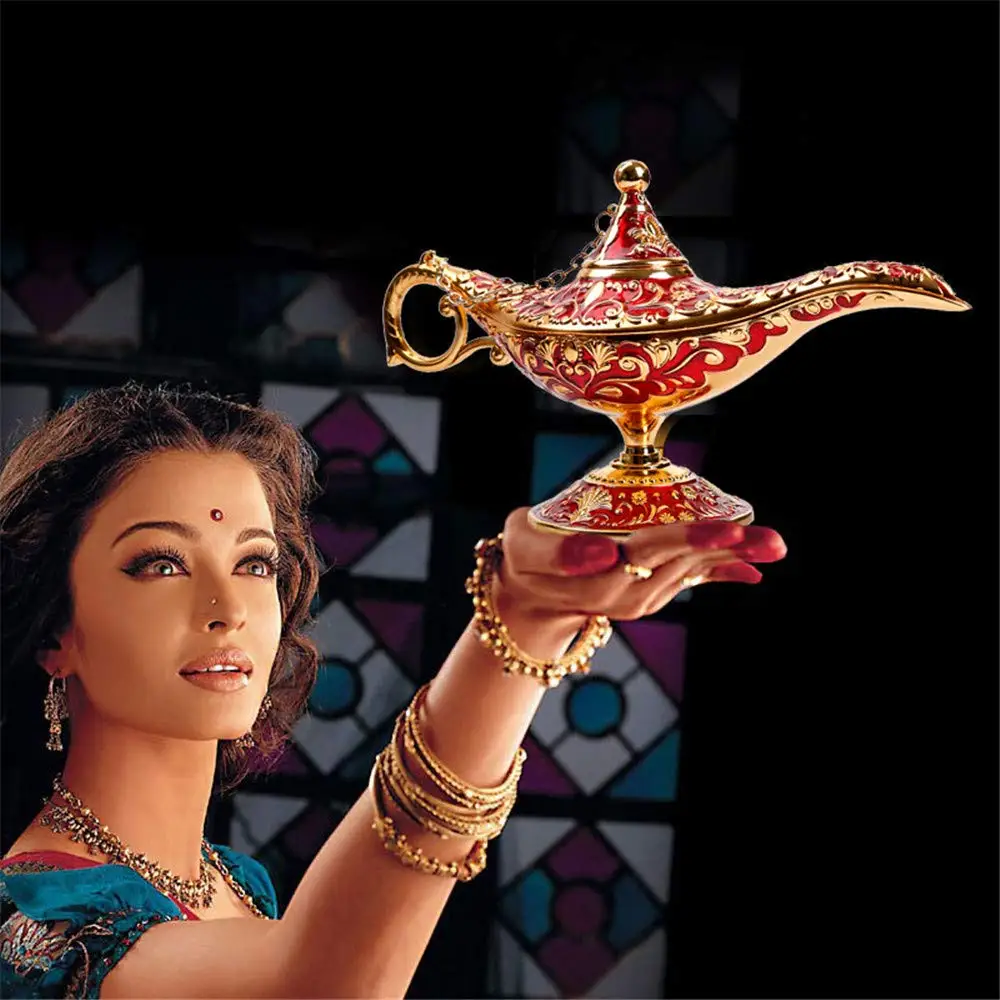 Традиционная выдалбливающая сказочная волшебная лампа светильник для чайника