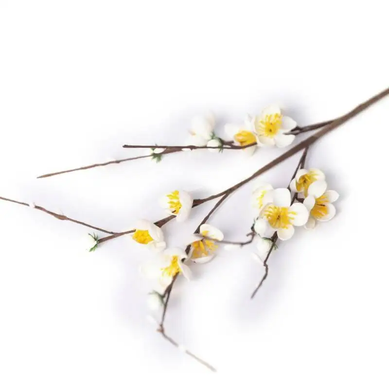Искусственный цветок 12 головок комнатное растение зимний жасминовый