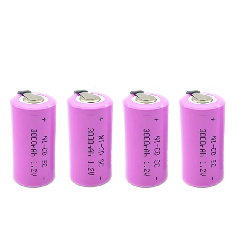 13 шт SC 1,2 V 3000MAH аккумуляторная батарея 4/5 SC Sub C Ni-cd ячейка с электрической дрелью отвертка медицинское оборудование