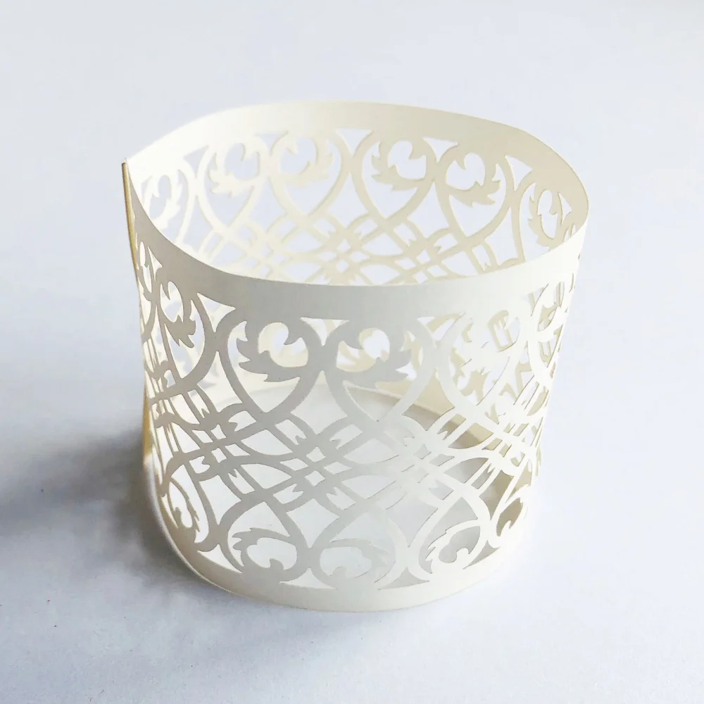 10 шт./компл. украшения на Рамадан для дома DIY кольцо бумажных салфеток коробка