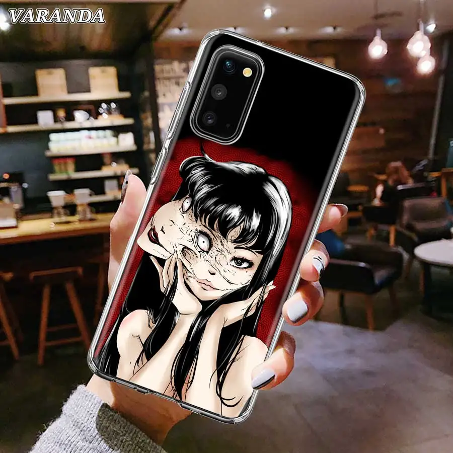 

Silicone Case For Samsung Galaxy S20 FE S20 Ultra S10e S10 5G S9 S8 Plus S7 Edge Cover Coque Fundas Japanese Horror Comic Tomie