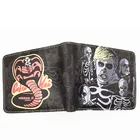 Высококачественный кошелек из искусственной кожи с героями фильма аниме мультфильма Кобра Кай, короткий кошелек с кармашком для монет, держатель для карт для девочек и боев