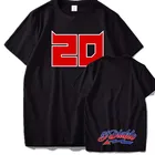 Классическая футболка Fabio Quartz Number 20, футболка для езды на мотоцикле во французском стиле, незаменимая футболка для фанатов