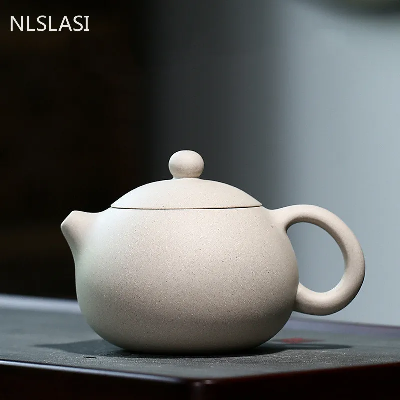 

Authentic Yixing tea pots Purple Clay filter Teapot Raw ore White mud xishi kettle Handmade Boutique Customized Teaware 220ml