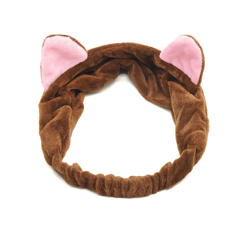 2019 New Cute cat ears Wash Face  Hairbands For Women Girls Turban Cute  Headbands Headwear Hair Bands Turban Hair Accessories images - 6