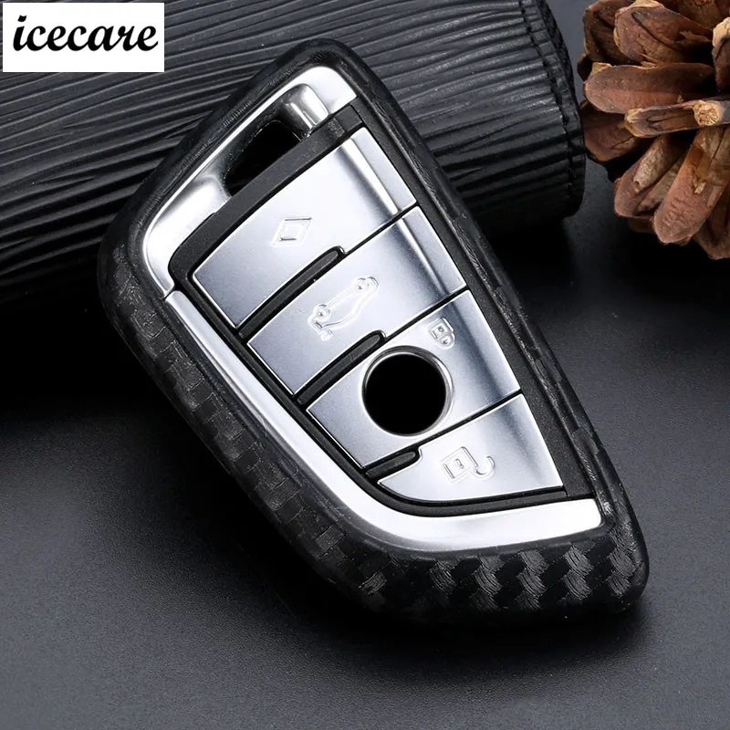 Чехол для ключей из углеродного волокна BMW F20 G30 X1 F48 F31 X5 F15 F30 X3 X6 X7 E34 E90 E60 E36|Футляр