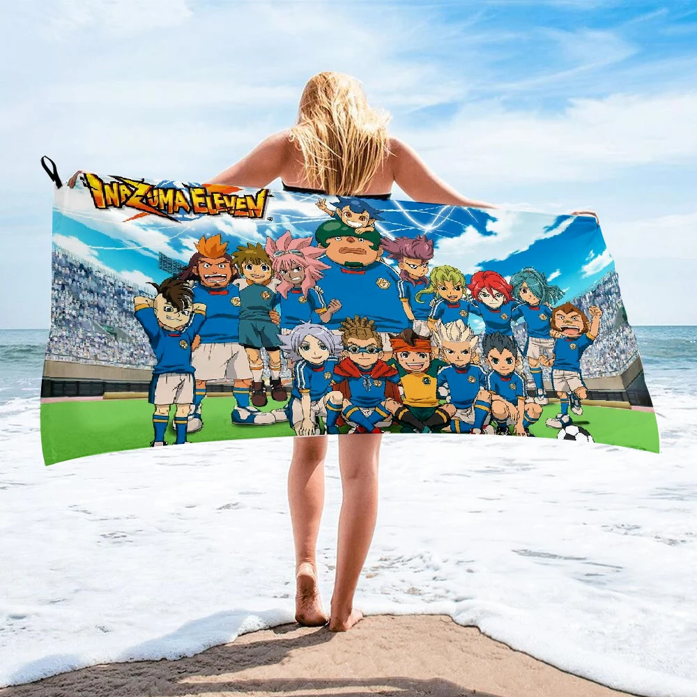 Банное полотенце Inazuma Eleven Ares из микрофибры пляжное женское шелковое длинное