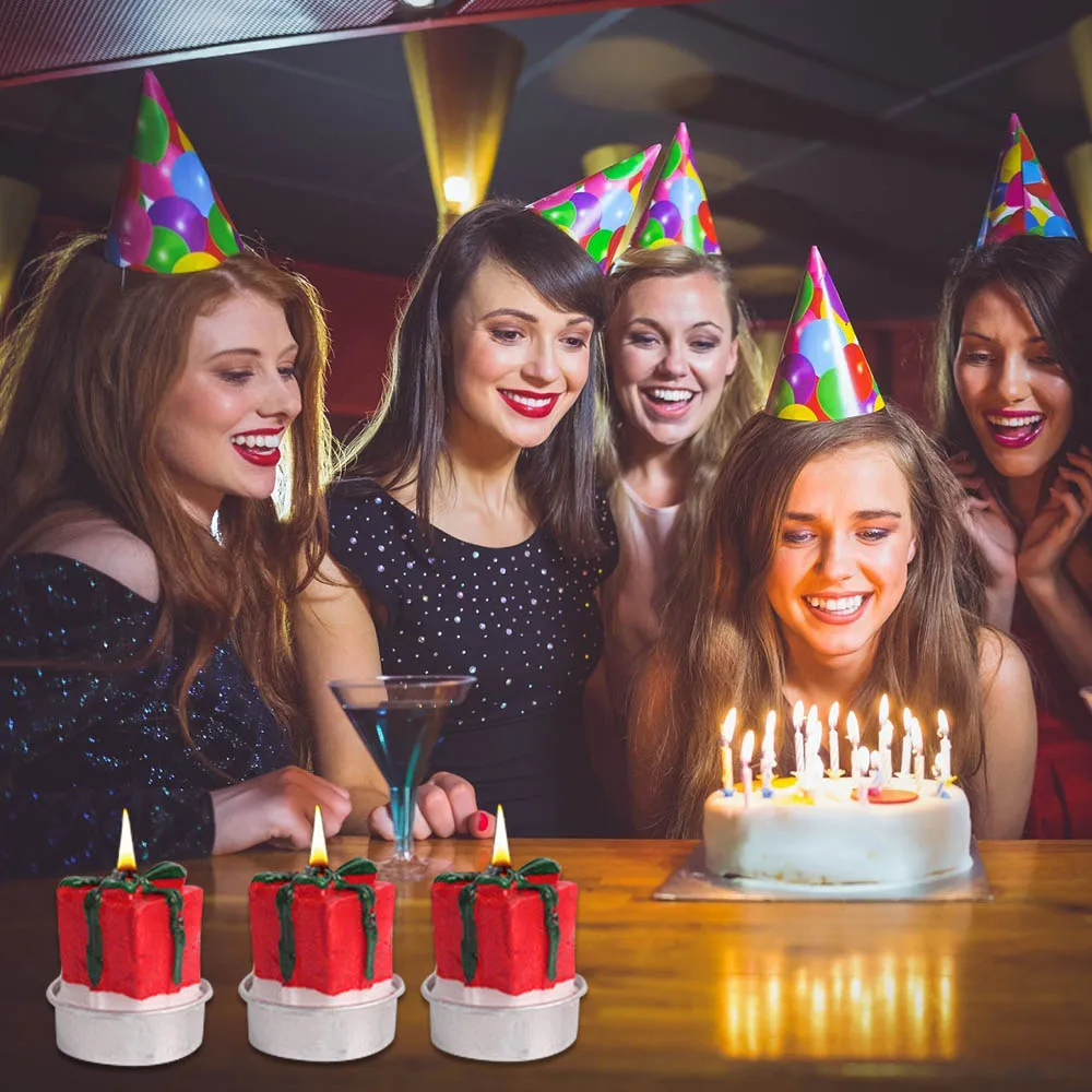 Комплект из 3 предметов милая Пижама с рождественским принтом пижама свечи