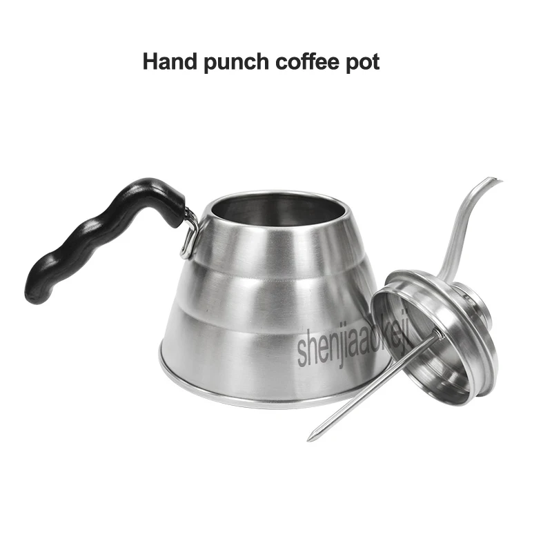 1 шт. 900 мл Новый ручной перфоратор кофейник капельный чайник посуда из