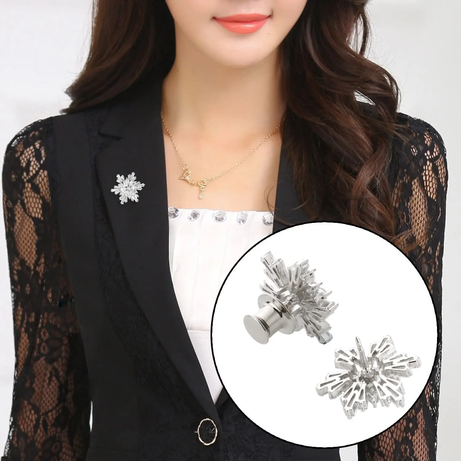 100 шт. металлические застежки клатчи для хранения|Булавки и игольницы| |