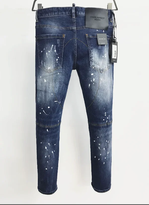 Authentic Dsquared2-Classic painting process, designer men's and women's clothing, slim fit 9816