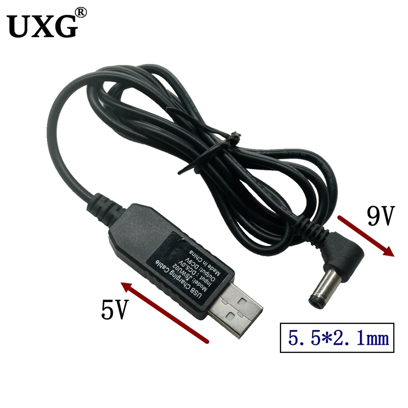 90 градусов USB 5 1 2 мм повышающий силовой кабель постоянного тока от В до 9 В/12