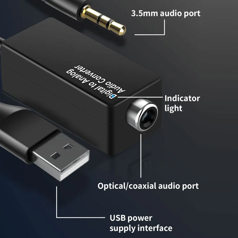 D15 цифро-аналоговый аудиоконвертер с USB Power DAC Digital SPDIF оптический коаксиальный