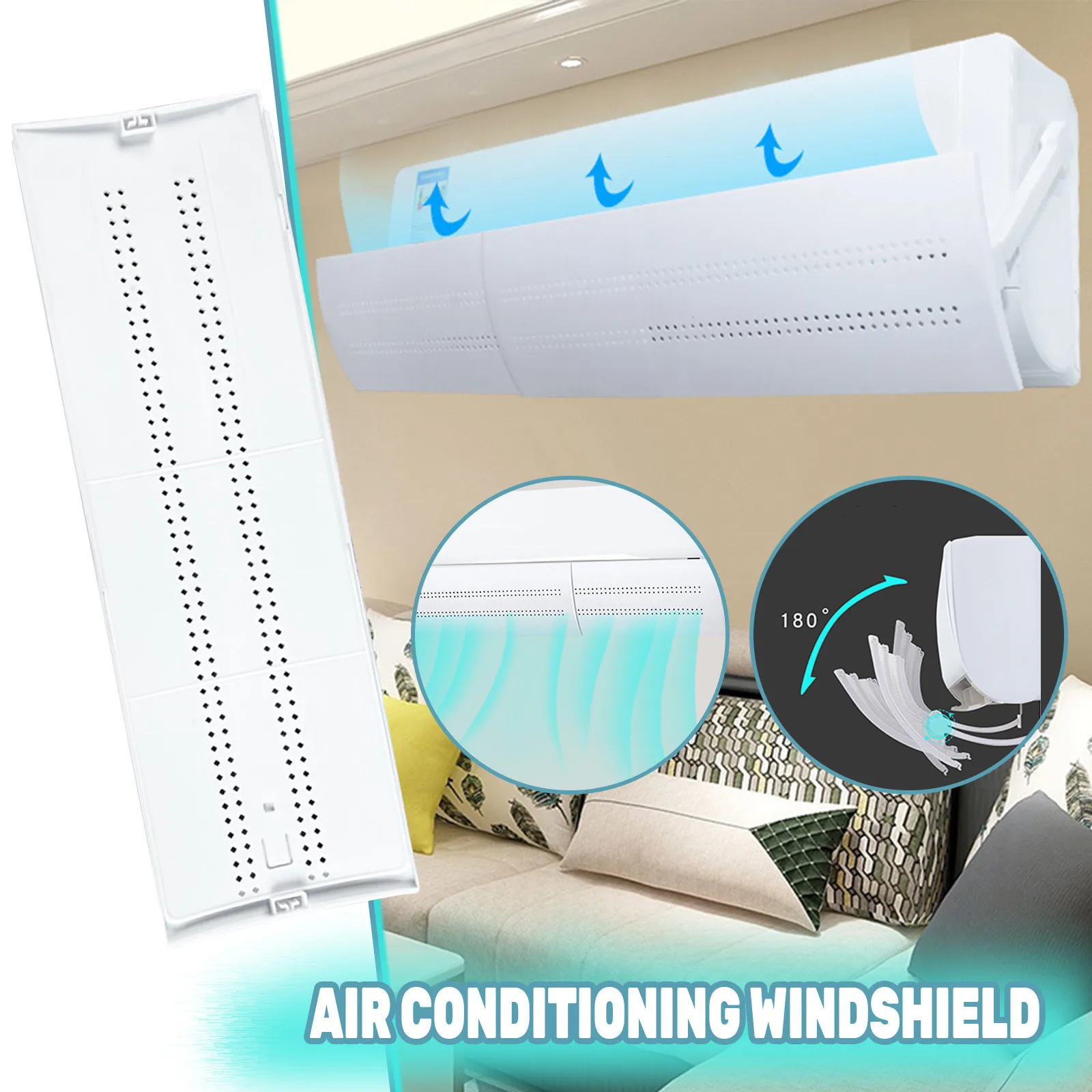 

Расширяемый подвесной отражатель воздуха для кондиционера, перегородка для защиты от прямого воздействия на ветровое стекло, бытовой Конд...