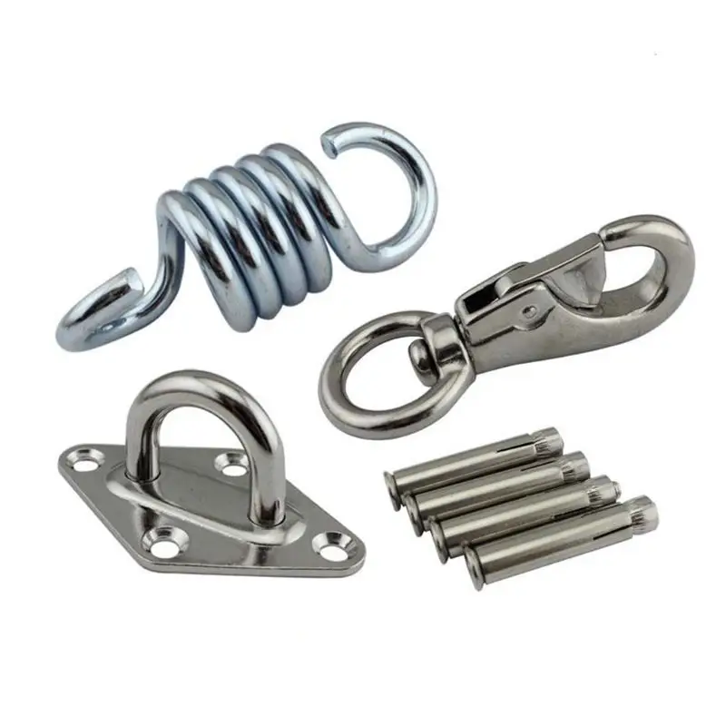 Multipurpose Durable Hanging Hammock Chair Swivel Hook Snap Set Stainless Steel F3ME | Игрушки и хобби