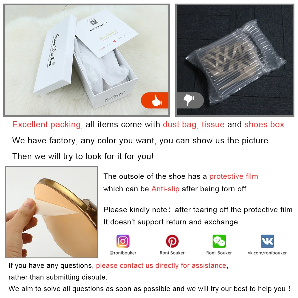 Женские прозрачные туфли Roni Bouker модные с острым носком шикарные на высоком