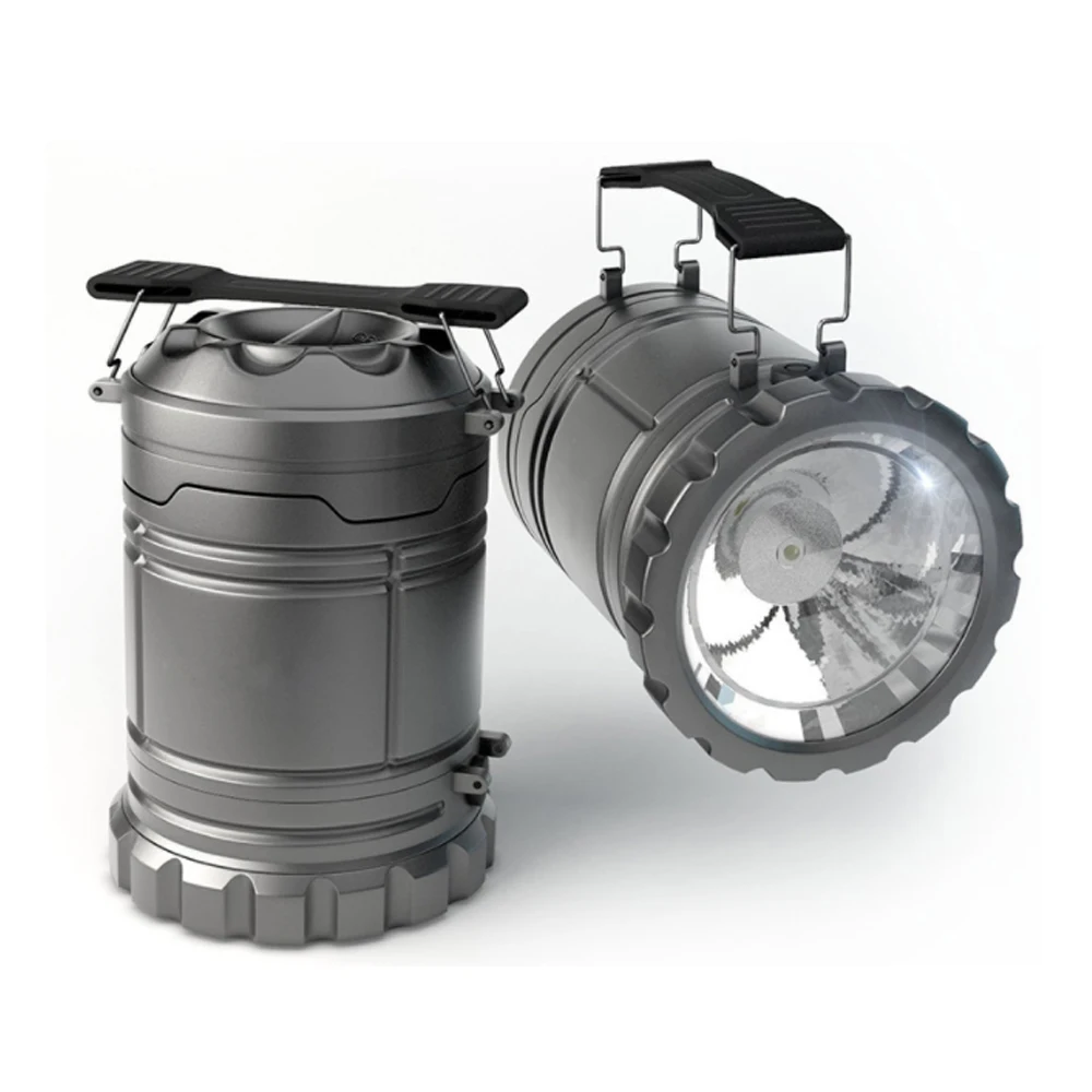 Светодиодный кемпинг Фонари Портативный 2 в 1 разборный флэш светильник